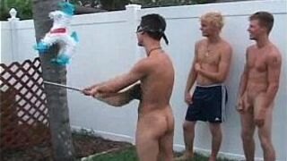 Sexual young twinks screwing at poolside porn video