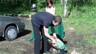 HOT Amateurs Having Sex in Nature HD Crampie porn video